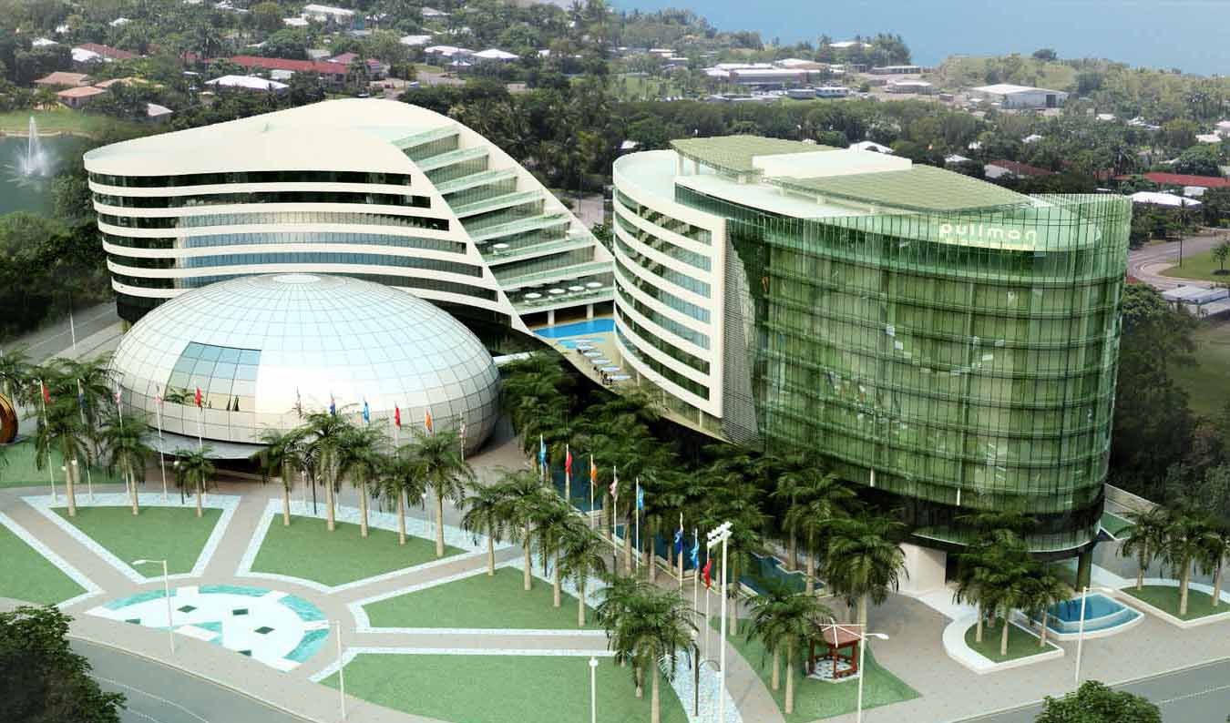 Vung Tau International Conference and Exhibition Center Project is in final finishing stage